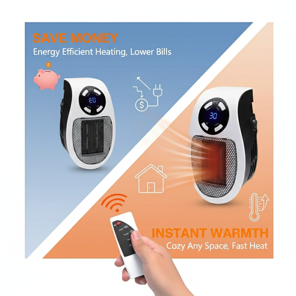🔥 Cozy Zone Portable Heater