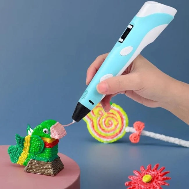 Creative 3D Magic Pen +  12 COLORS REFILLS