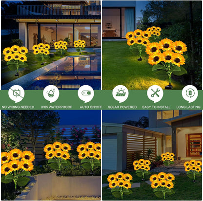 🔥 Last Day Sale Price | SunGlow™ Solar Sunflowers Lights 🌻 (1 Pack)