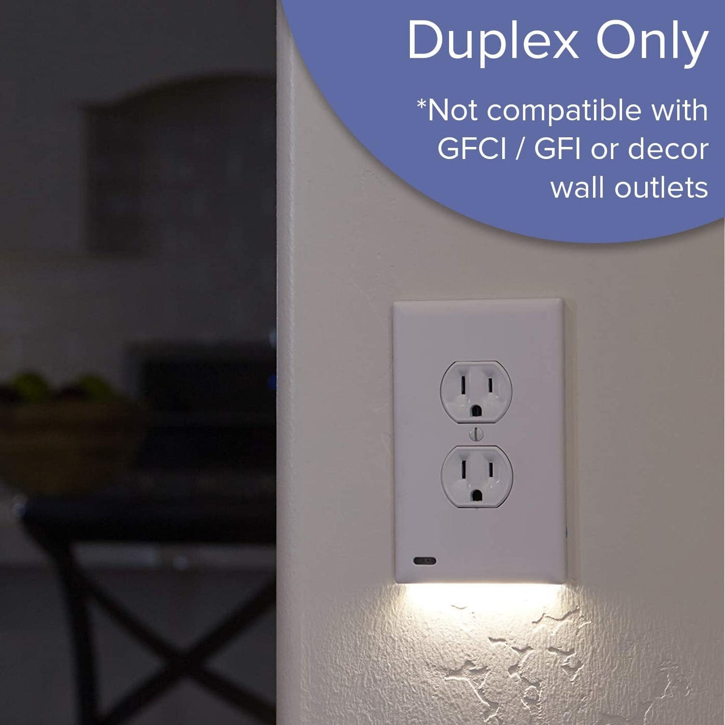 SnapGuide Outlet Nightlight Plate