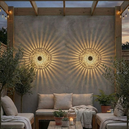 Mandala Glow Solar Outdoor Light