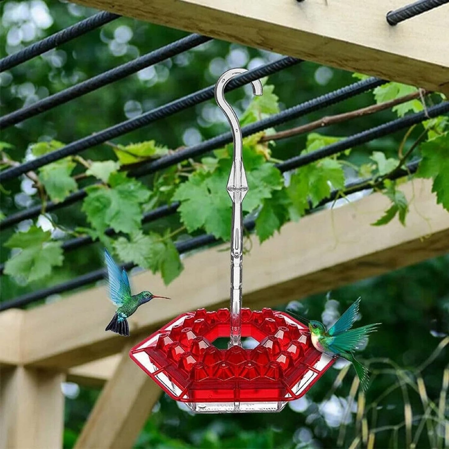Garden Hummingbird Flower Feeder