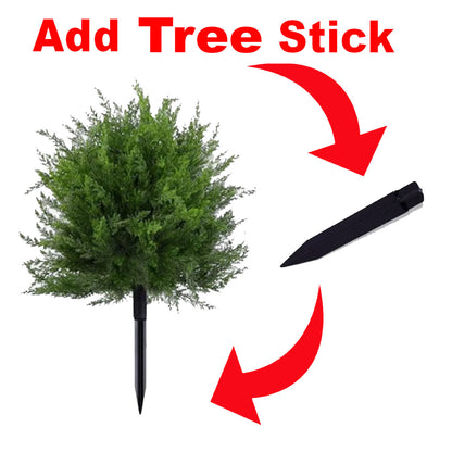 Add Ground Stake for Your Cedar Tree